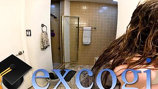 College Cutie Gags on Cock and Takes Deep Facials in Wild