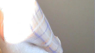 Playing with My Legcast and Nylon Socks