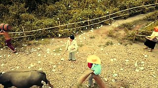 Small titted Asian deep nub and ass fuck