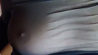 Perfect ass brunette sucing and banging POV