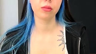 Curly Blonde Teen Records Solo Dildo Masturbation More at