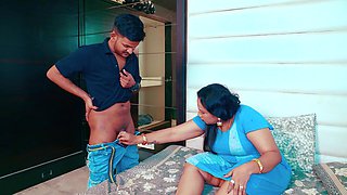 Desi Big Boobs Nurse Checking Penis of Her Patient
