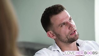 Love Her Boobs featuring Skylar Snow's feet movie