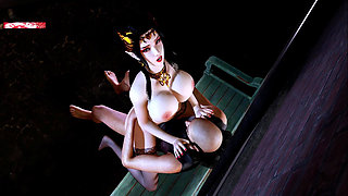 Goddess of Passion: Animated Curves in Motion - 3D Animation Hentai