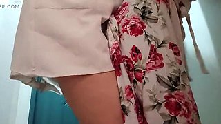 Lesbian nurse fucks me hard while doctor gives treatment