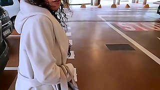 Italian girl fucks and squirts after playing with Honey