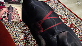 Nylon Encasement: Merciless Edging, Handjob, Footjob & Facesitting Until Madness - Mistress Julia