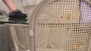 Up late and sneaking into the kitchen to fuck stepmom