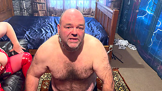 Domina gets BooBoo to suck cock and get fucked!