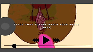 Tongue Fuck Squirting Ebony Pussy