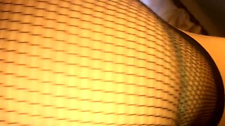 Fetish plumper in lingerie shaking her big ass in pov scene