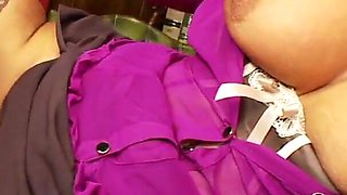Sexy MILF gives a delicious blowjob to her boss