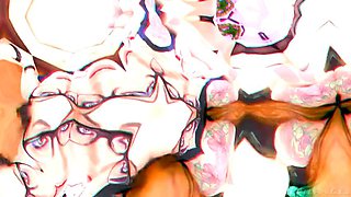 EVIL ANGEL - Mean Teacher KIATANA MONTANA Dominates Submissive Student