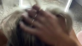 Cheating College Teen Gives Sloppy Blowjob!