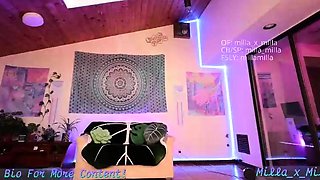 Amateur spex clad fetish babe sucks and rides dude