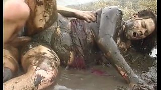 Extreme Rough Mud Sex Outdoors