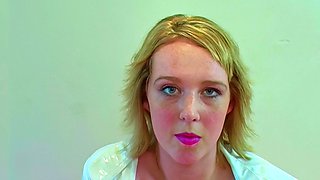 Chubby sucker gives multiple sloppy BJ's with cum facials