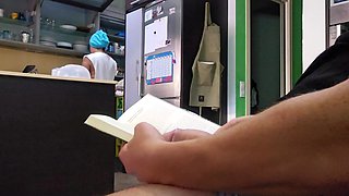 I show my big erection to my stepmother, she couldn't