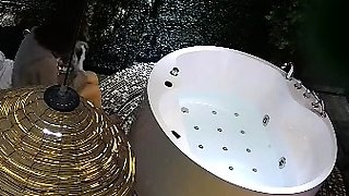 Amateur asian teen licks ass and sucks cock