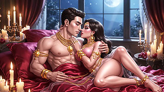 Steamy Cartoon Romance - Prince & Seductive Princess Intimate Compilation
