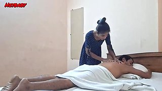 Desi Massage with Heybaby - Hot Indian Girl Gets Wet Pussy Fucked Hardcore and Creampied