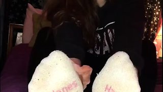 Sexy Emo Teen Dildoing And Foot Fetish