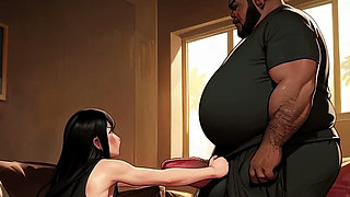 Korean Milf Sucks BBC