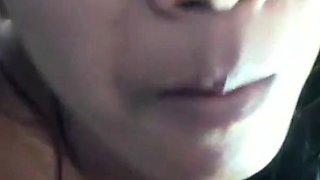 Tiny Asian Amateur's Cum-in-Mouth Surprise