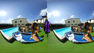 PURITYVR Three lesbian goddesses with Guilia, Benny, and Ale