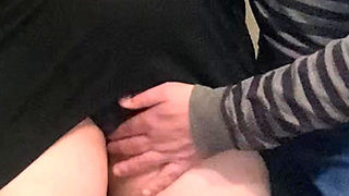 Horny Perv Fingering Girl Under Dress