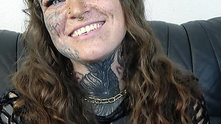 German Scout - German Split Tongue Tattoo Model Balea Scarleg at 2nd Porn