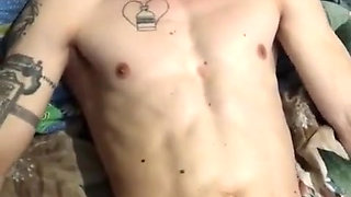 His Rock Cock Even After He Cums!!