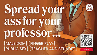 ASMR Audio Porn: Dominant Male Teacher Fucks His Student in The Class - Erotic Audio for Women