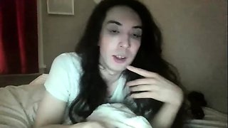 Shemale tranny amateur anally fucked by this lulcky guy