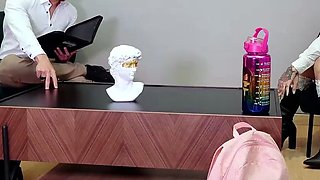 SEDUCING MY DILIGENT TEACHER FOR HIS CREAM - LA ROLA -