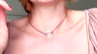 Blonde emo amateur solo masturbation