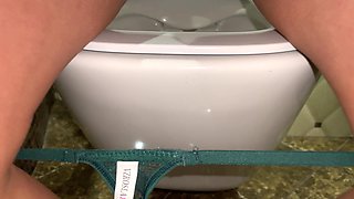 Compilation of Close-up Pissing in Lingerie! POV!