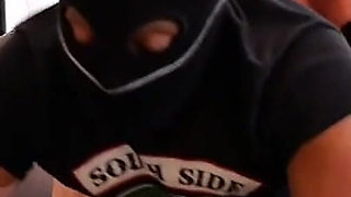 Intense Pegging Masked Sub