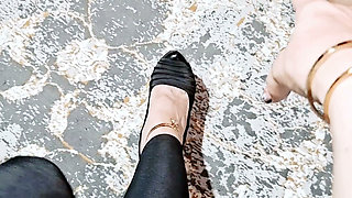 Intense Foot Domination Broken Slave Worships My Shoes