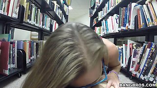 Blow Job In The Library
