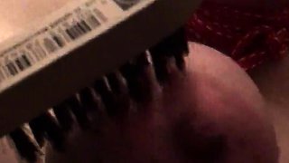 Fetish bdsm anal dildo play