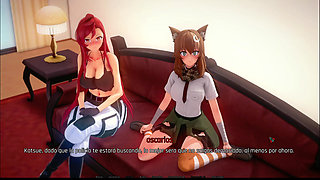 PLAYING WITH MY ROOMMATE AIRevolution's tits