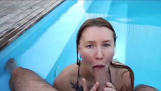 Russian Cutie's Pool to Bedroom POV Adventure