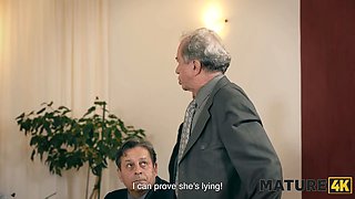 Mature4k. mature lady with Big Tits cheated on her spouse and ended up in court