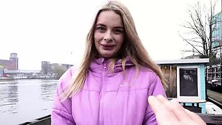 GERMAN SCOUT - Big natural Saggy Tits Nurse Naomi Love