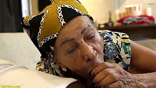 Tattooed Granny Takes Huge Black Cock In Anal Ass Fuck