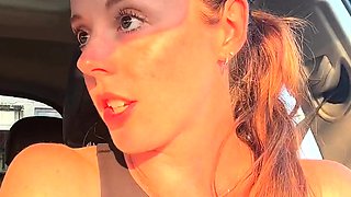 Having A Mind Blowing Orgasm In The CAR WASH