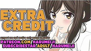 [f4m] Extra Credit Erotic Audio Roleplay [public] [creampie] [risky]