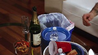 Teen blowjob and hardcore fun