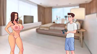 MY STEPMOM JERKS ME OFF UNTIL I GET THE CUMSHOT LEGACY PART 7